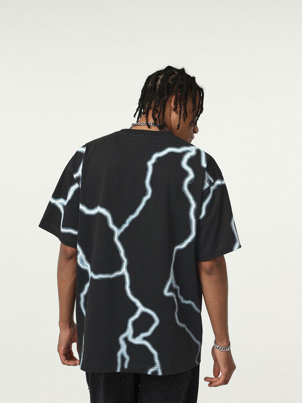 Lightning Print T-Shirt