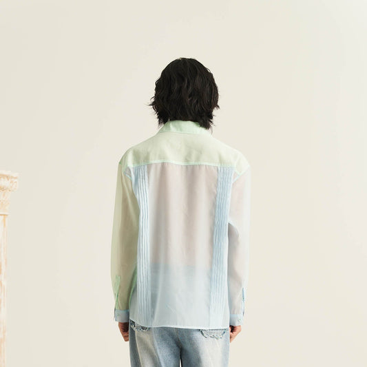 Woven Semi-Sheer Shirt