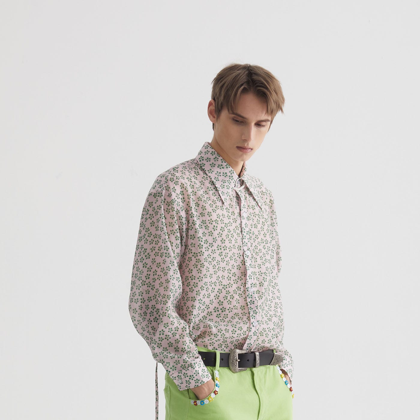 Lyocell Floral Shirt