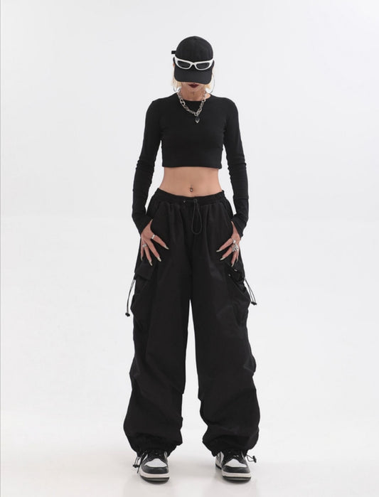 Oversized Parachute Pants - ASRO