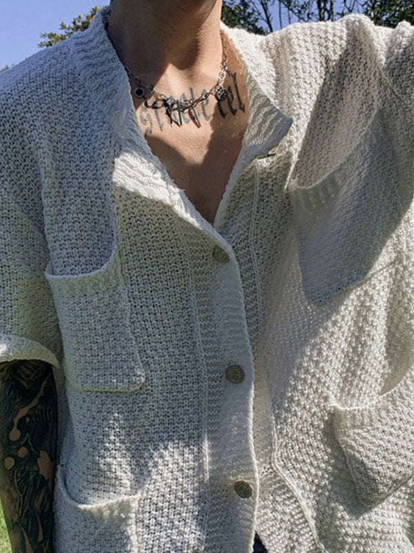 Vintage Knit Button up - ASRO