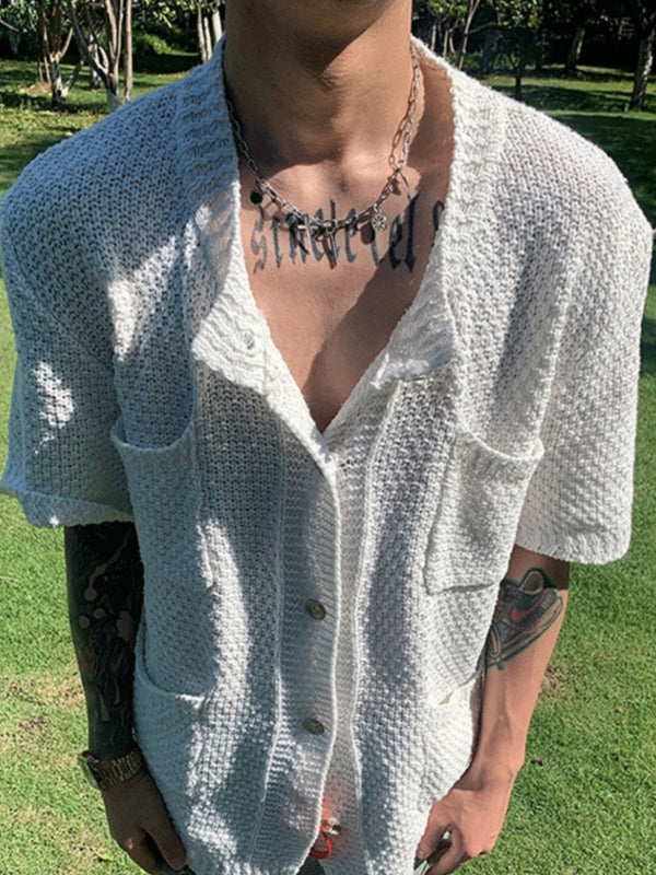 Vintage Knit Button up - ASRO