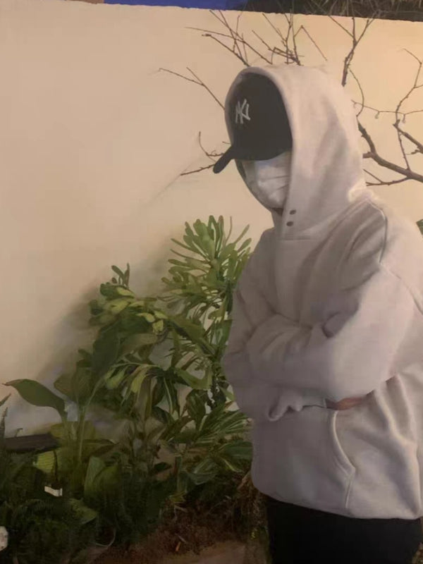 Double Button Hoodie