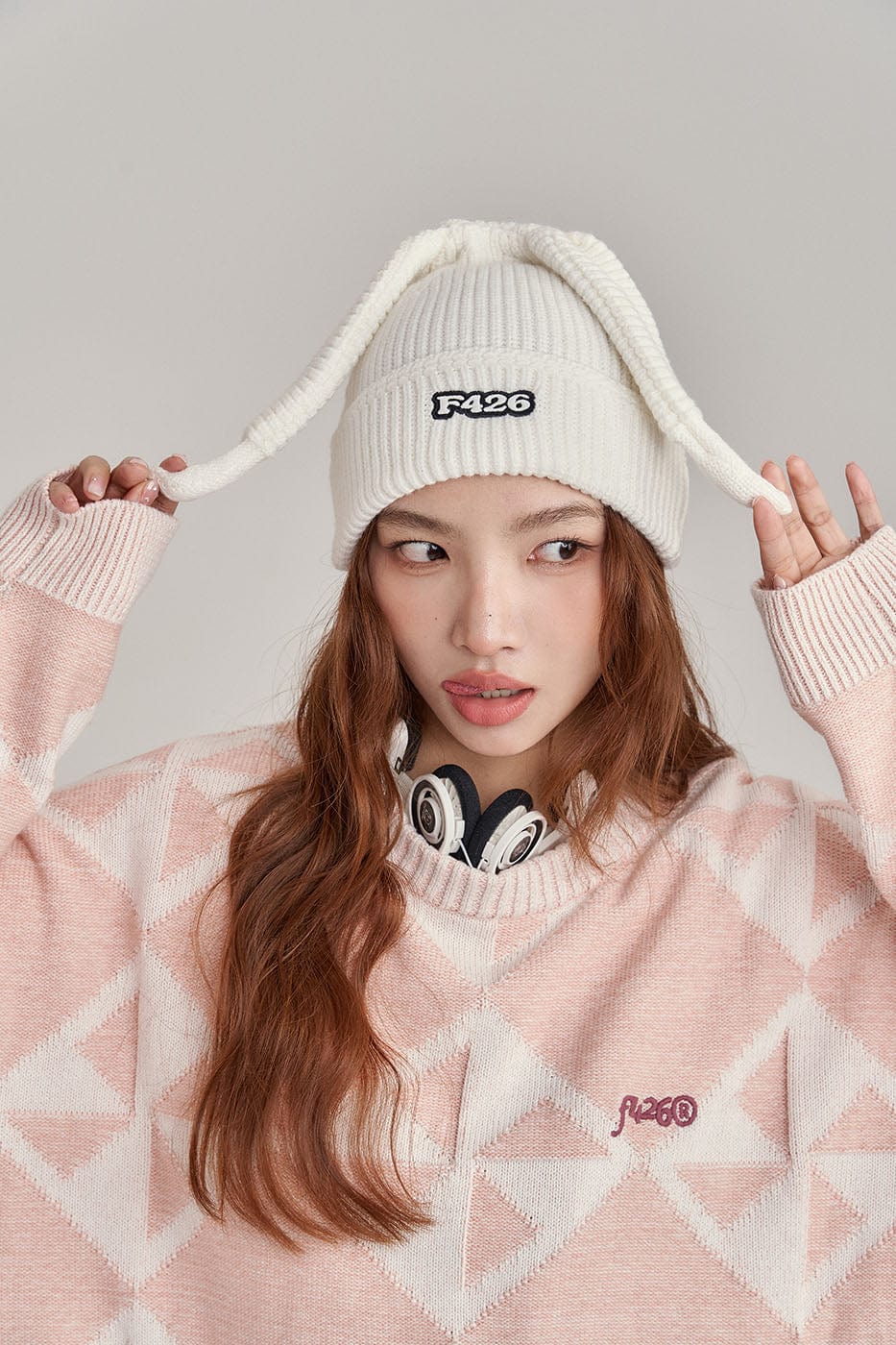 F426 Rabbit Beanie