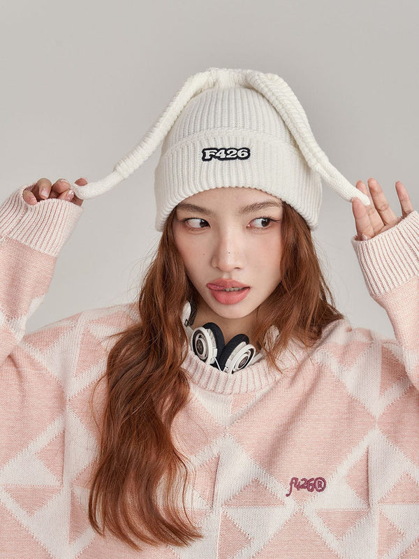 F426 Rabbit Beanie