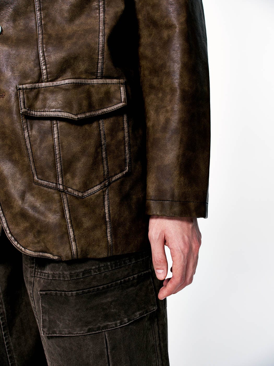 Faux Leather Jacket