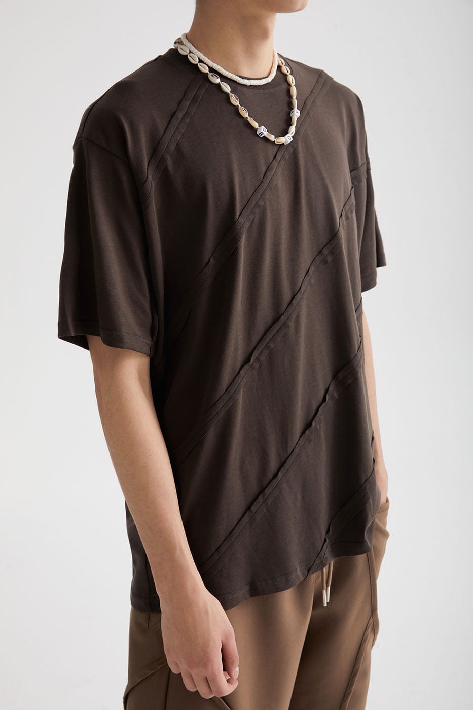 Diagonal-Spliced Tee