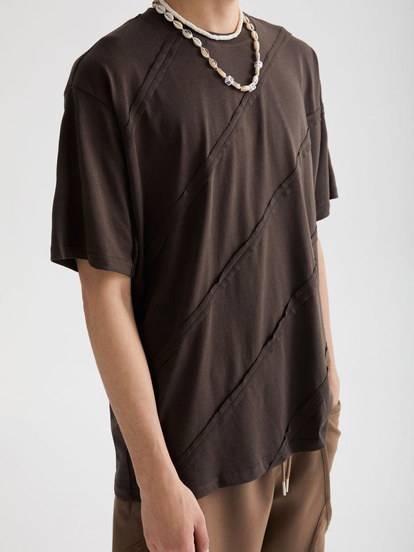 Diagonal-Spliced Tee