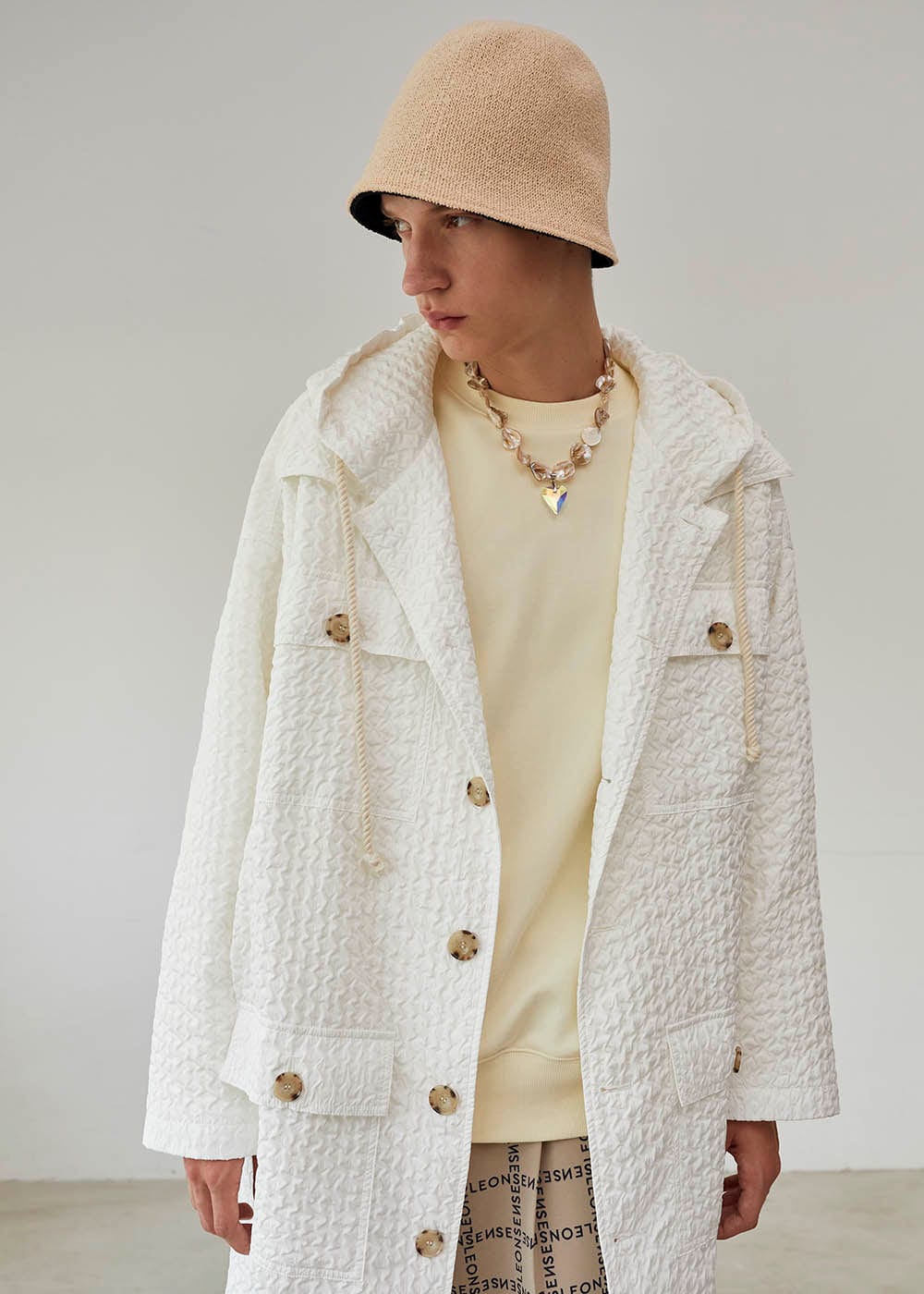 Textured Lightweight Coat