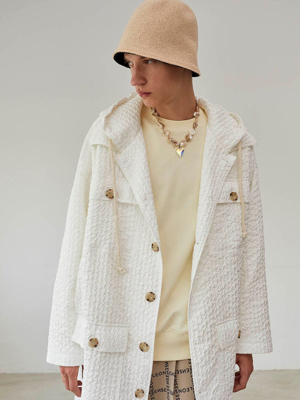 Textured Lightweight Coat