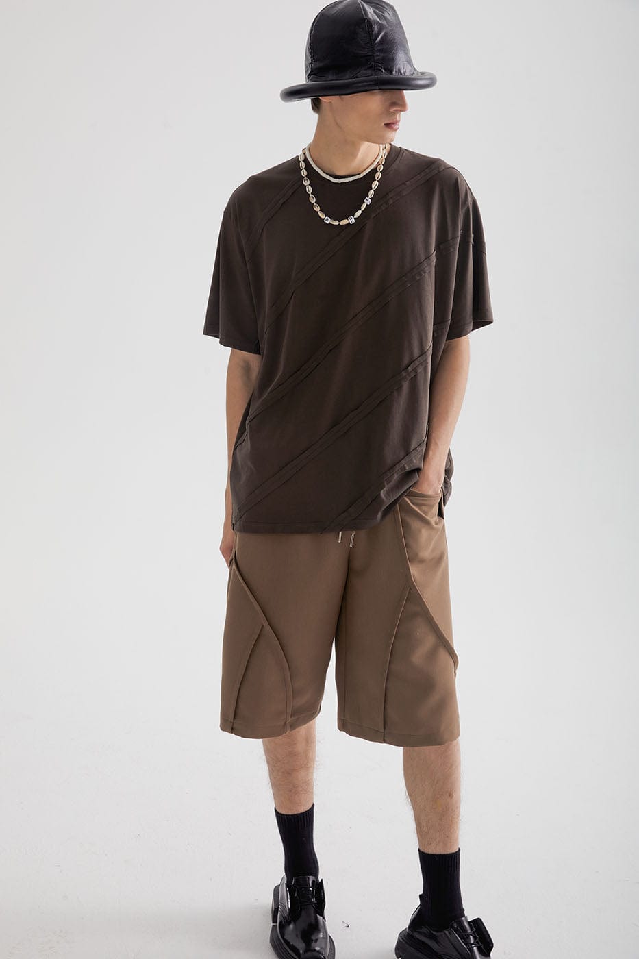 Diagonal-Spliced Tee