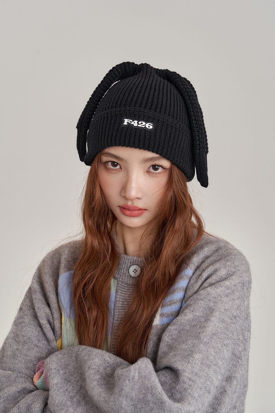 F426 Rabbit Beanie