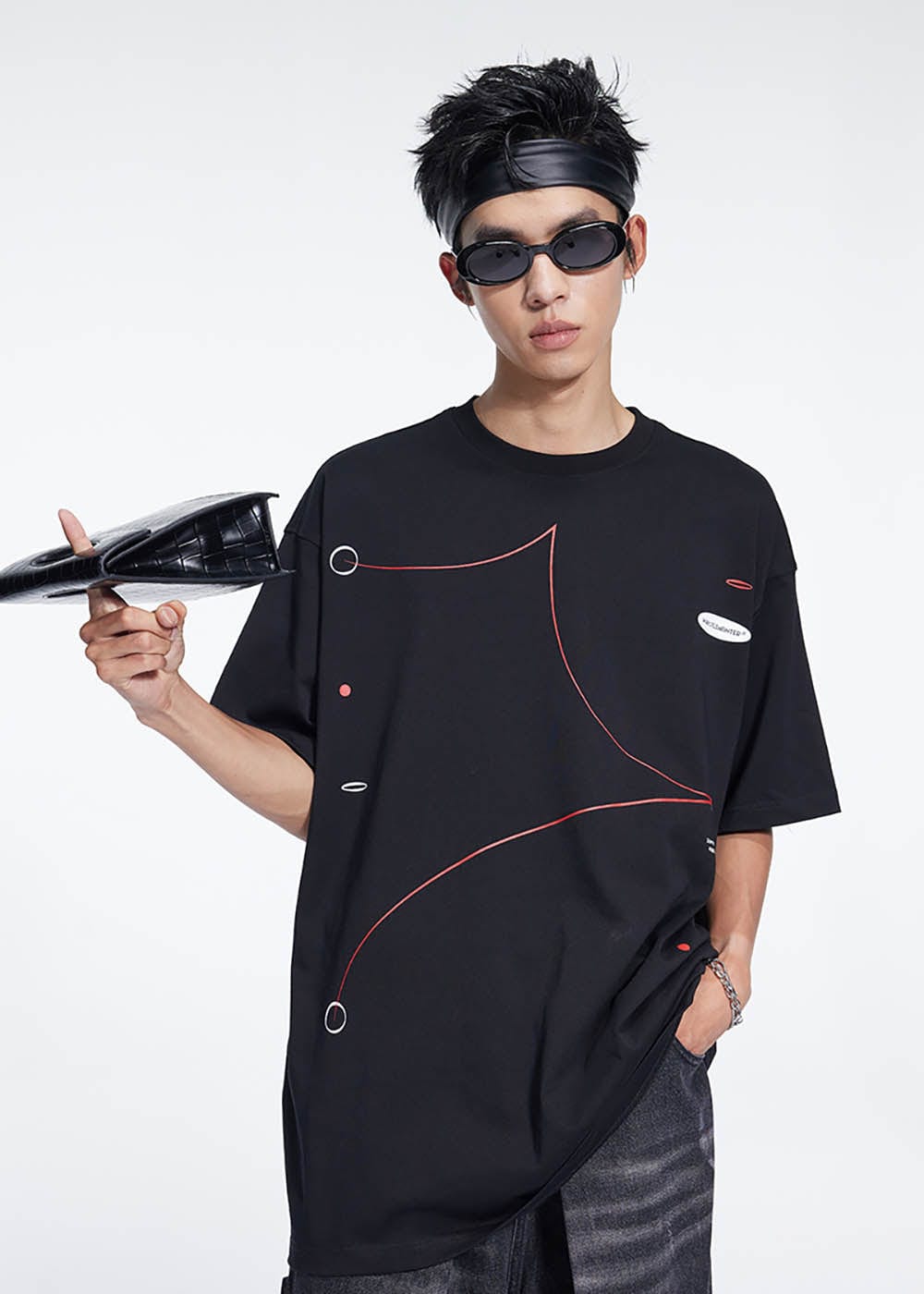 Abstract Lines Tee