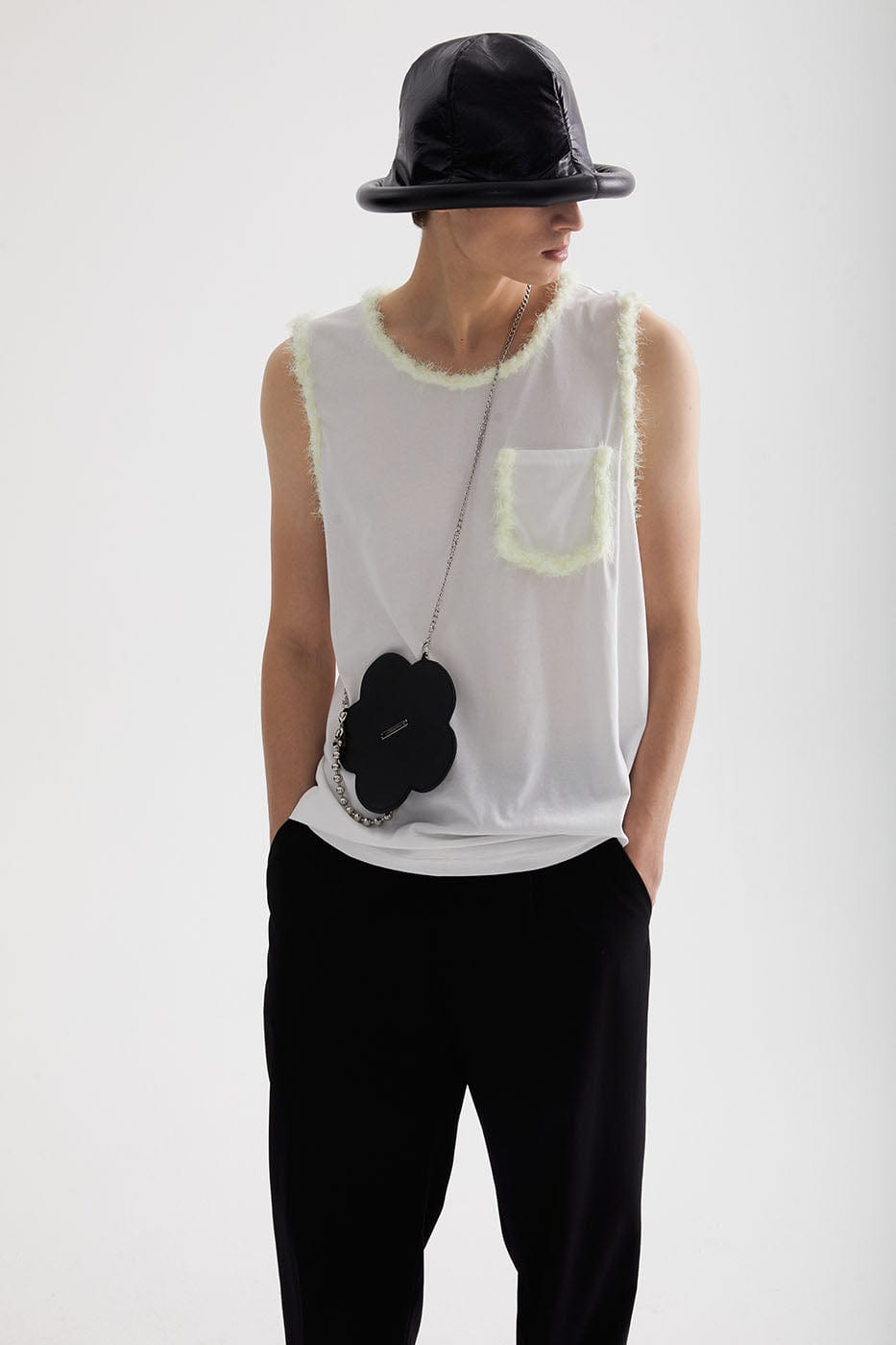 Fleece Edge Tank Top