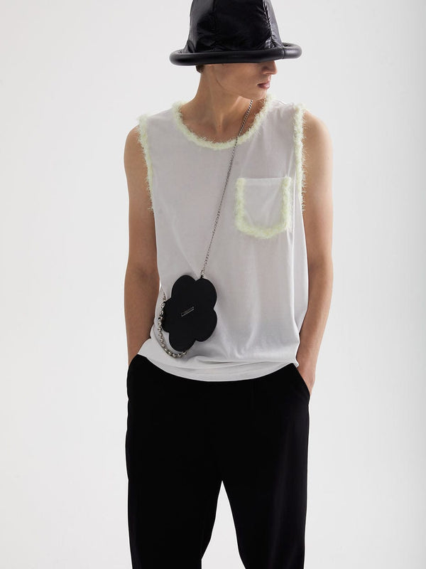 Fleece Edge Tank Top