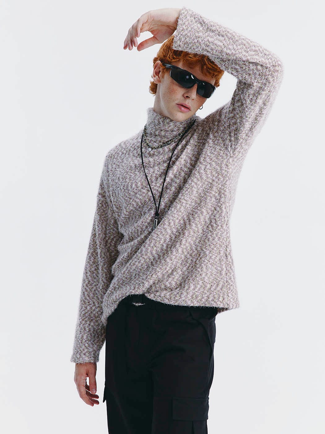 Turtleneck Chenille Sweater