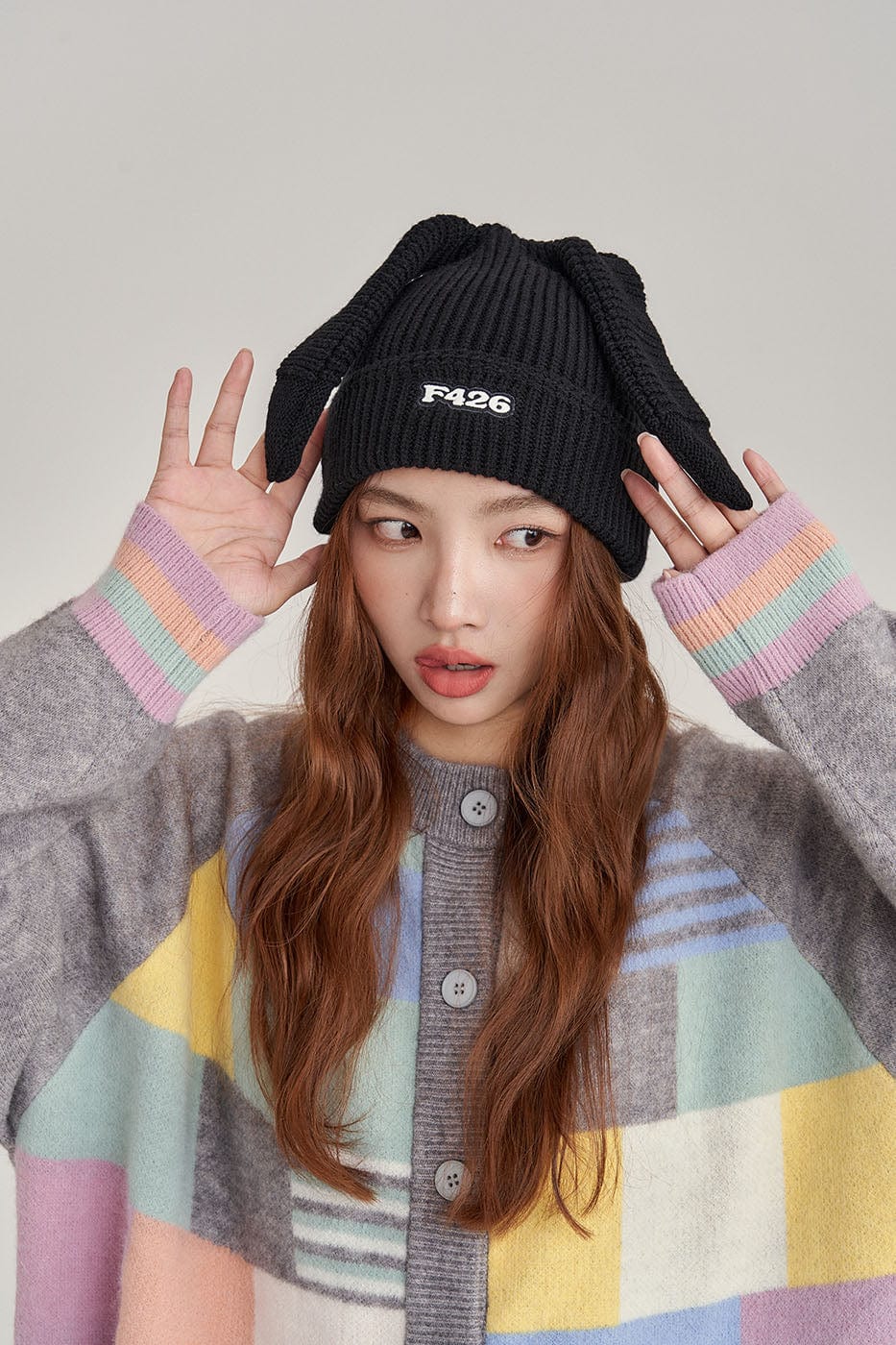 F426 Rabbit Beanie