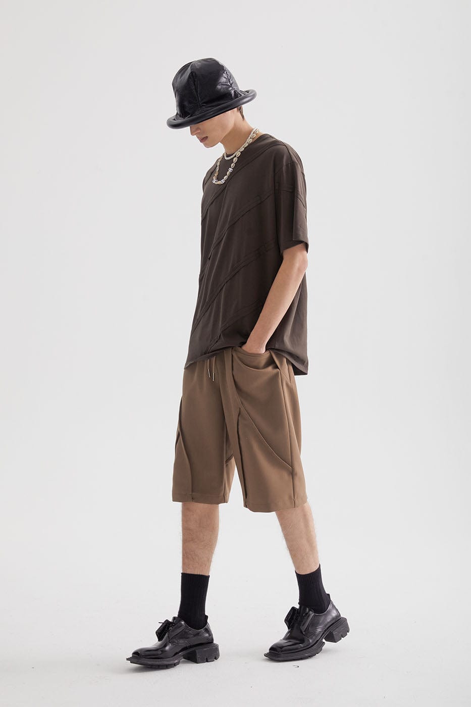 Diagonal-Spliced Tee