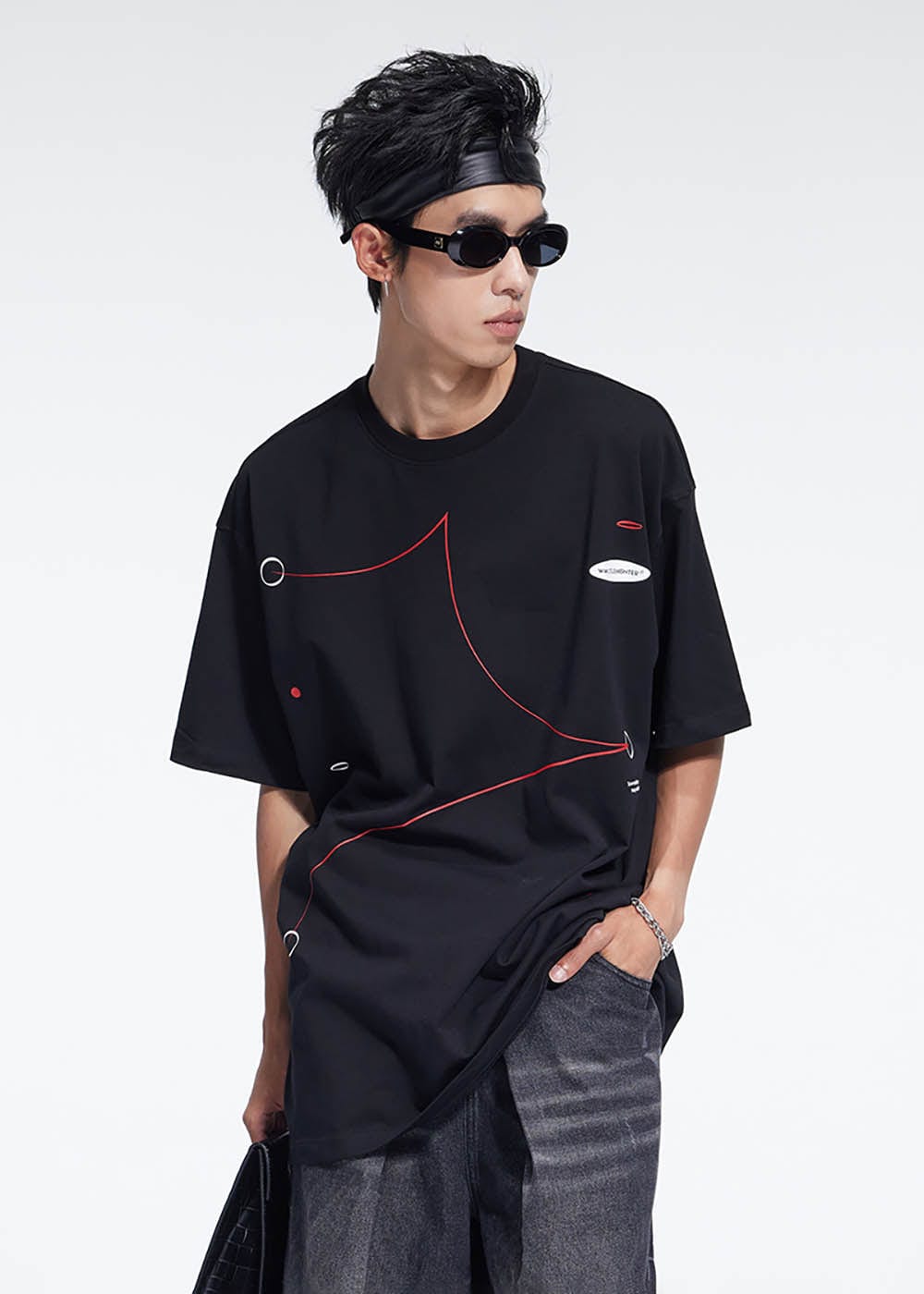 Abstract Lines Tee