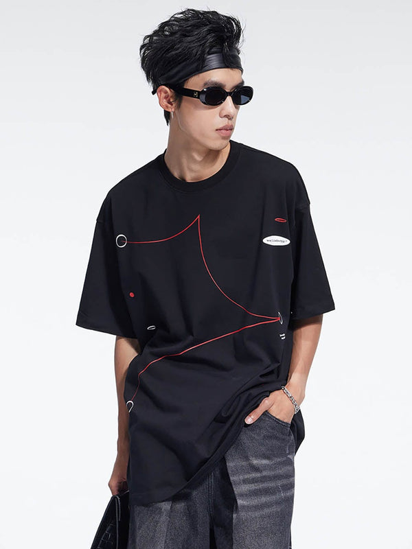 Abstract Lines Tee