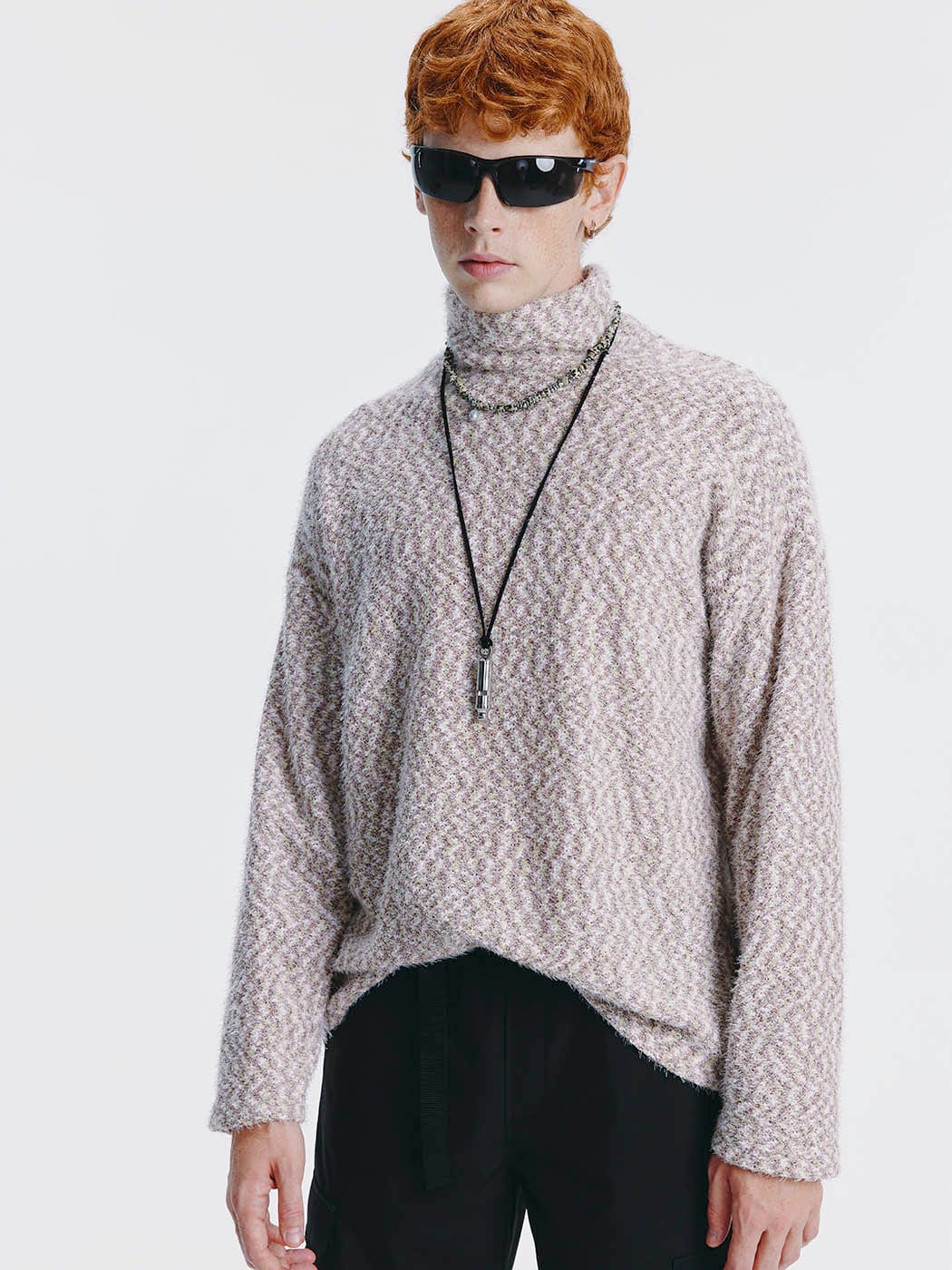 Turtleneck Chenille Sweater