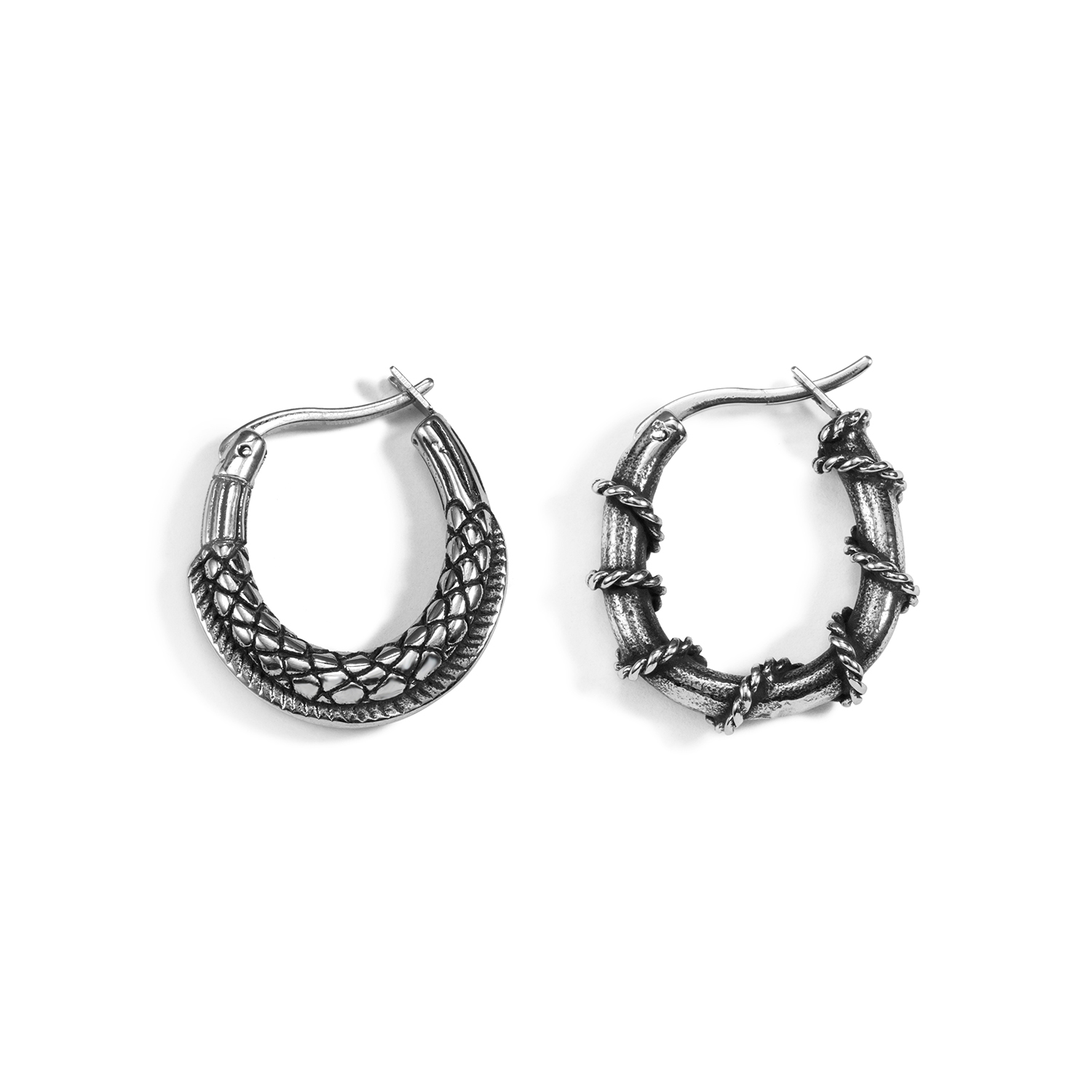 Spiral & Fish Earrings - ASRO