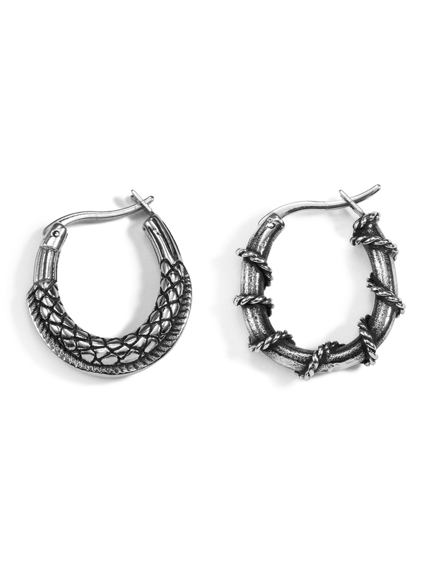 Spiral & Fish Earrings - ASRO