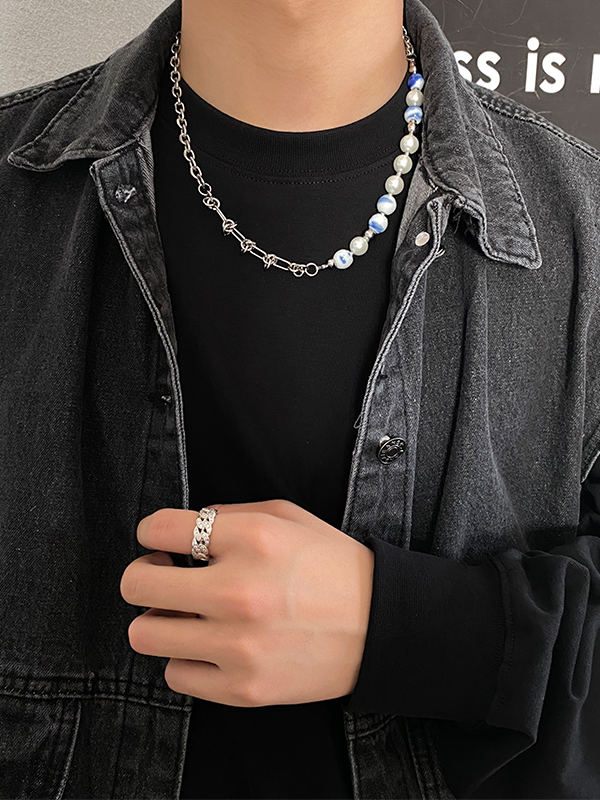 Pearl Chain Necklace - ASRO