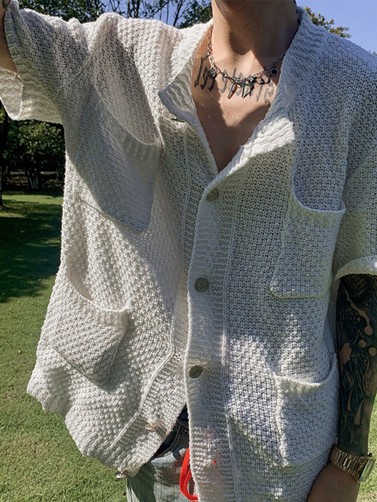 Vintage Knit Button up - ASRO
