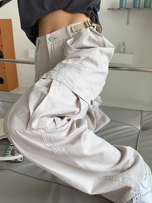Waist Strap Cargo Pants - ASRO