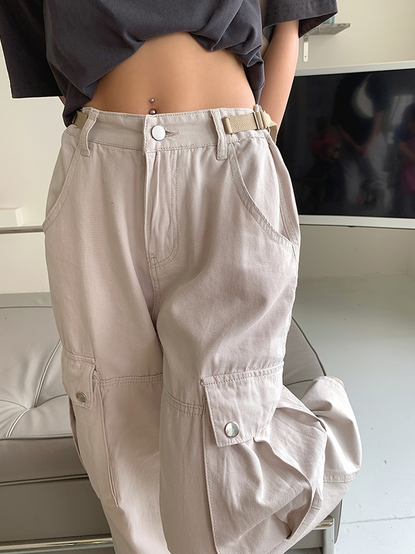 Waist Strap Cargo Pants - ASRO