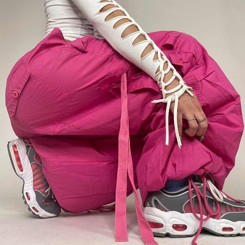 Loose Fit Parachute Pants - ASRO