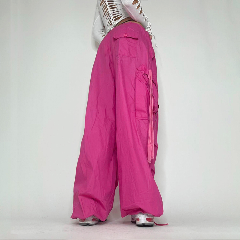 Loose Fit Parachute Pants - ASRO