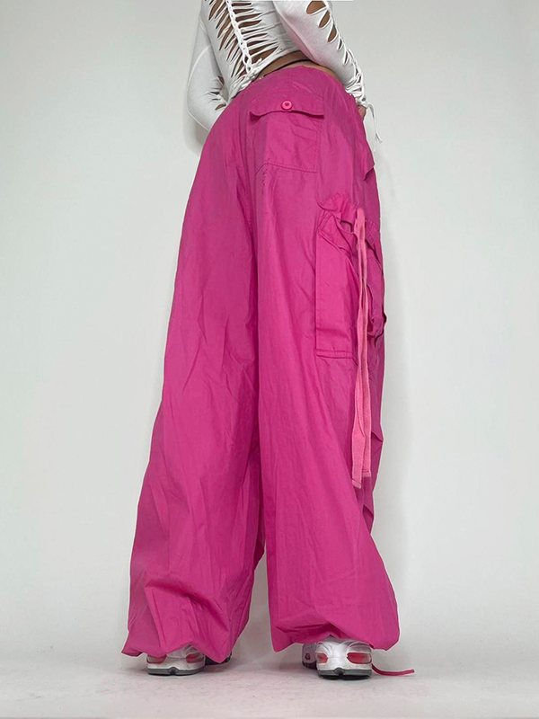 Loose Fit Parachute Pants - ASRO