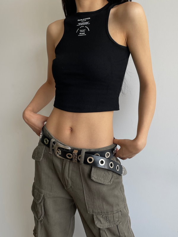 Y2K Silver Belt - ASRO
