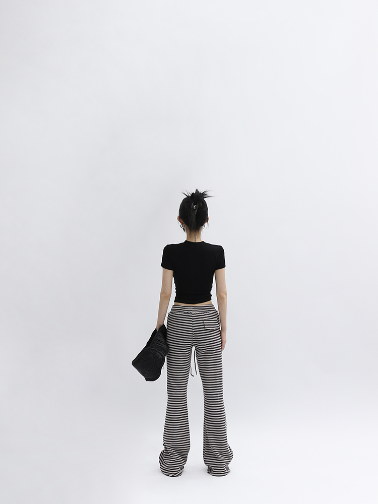 Fuzzy Striped Joggers - ASRO