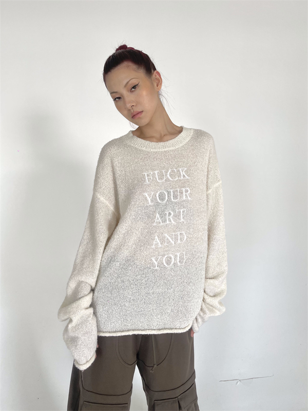 Fuck Your Art And You Sweater - ASRO