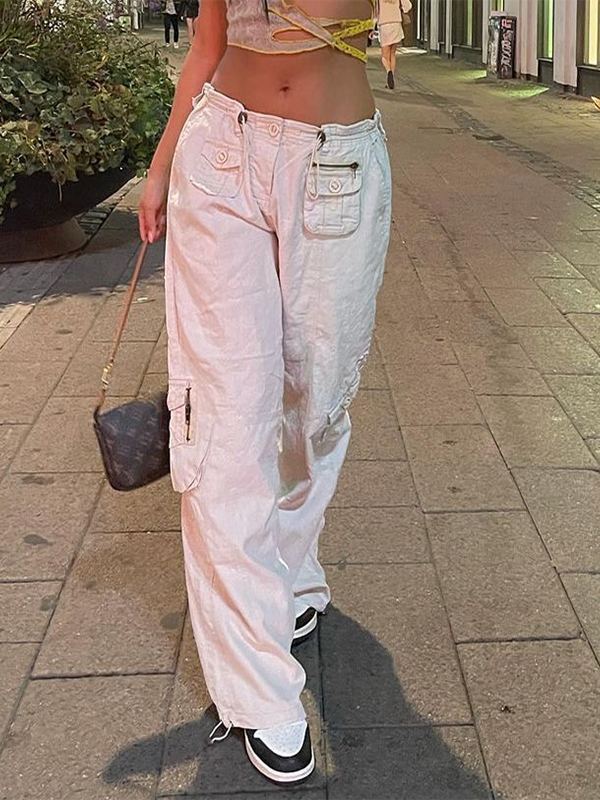 Button Cargo Pants - ASRO