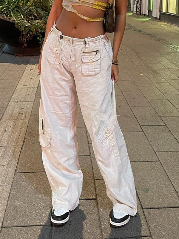 Button Cargo Pants - ASRO