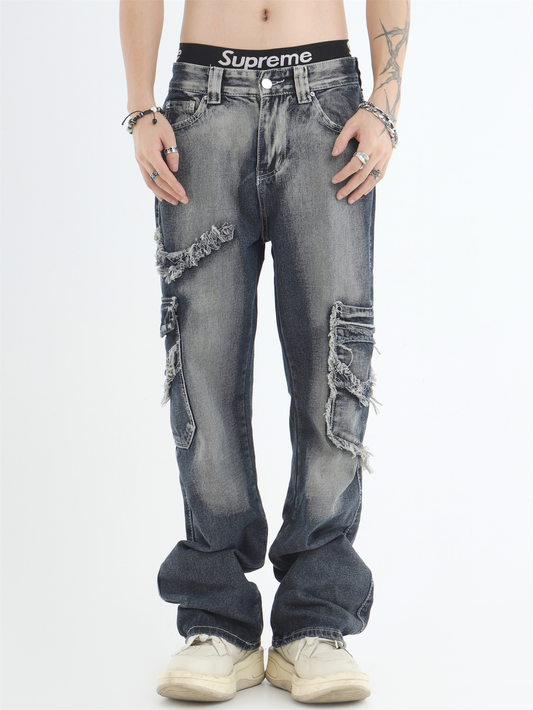Flared Boomerang Jeans - ASRO