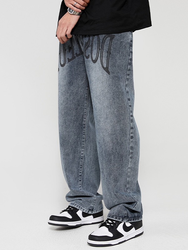 Doseleue Print Jeans - ASRO