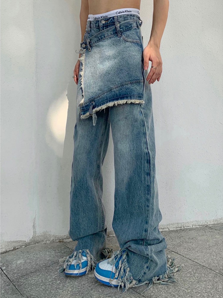 Flared Skirt Jeans - ASRO
