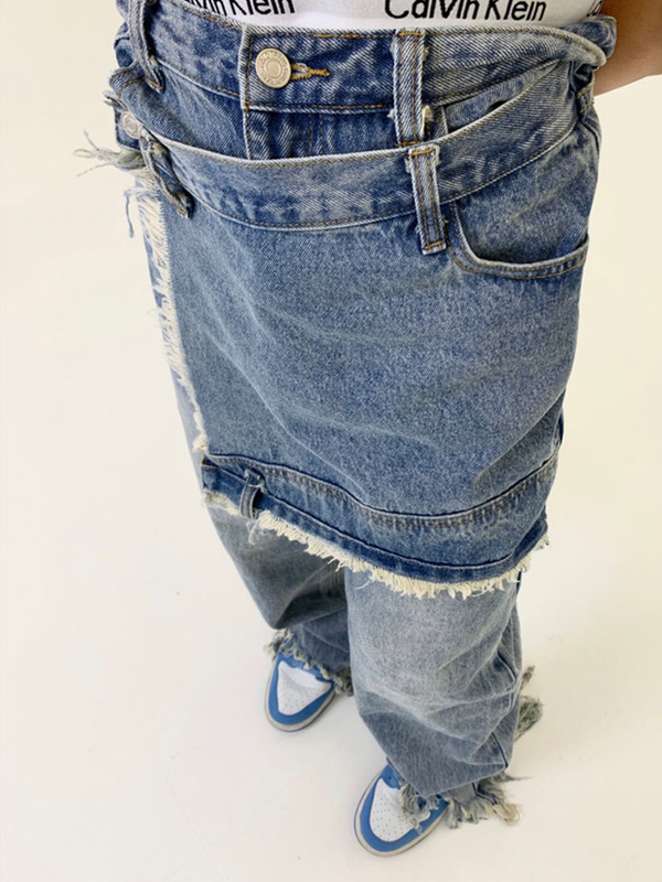 Flared Skirt Jeans - ASRO