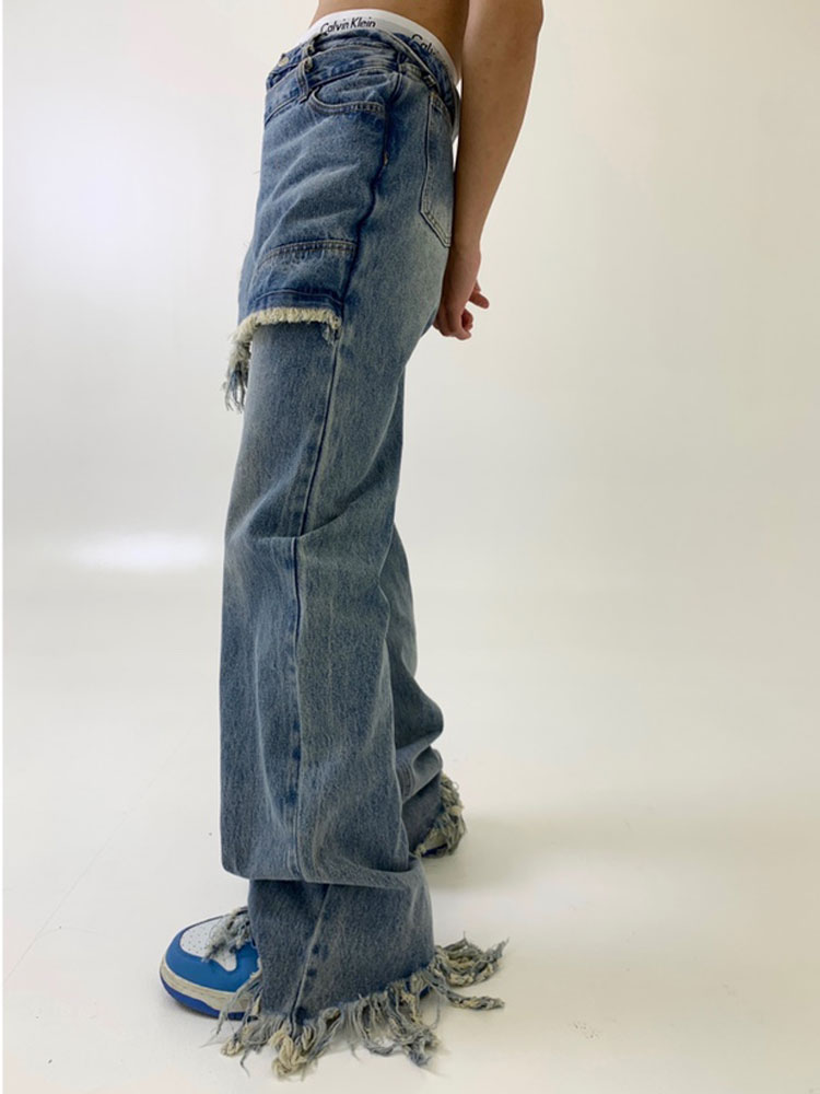 Flared Skirt Jeans - ASRO