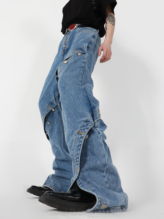 Spiral Button Jeans - ASRO