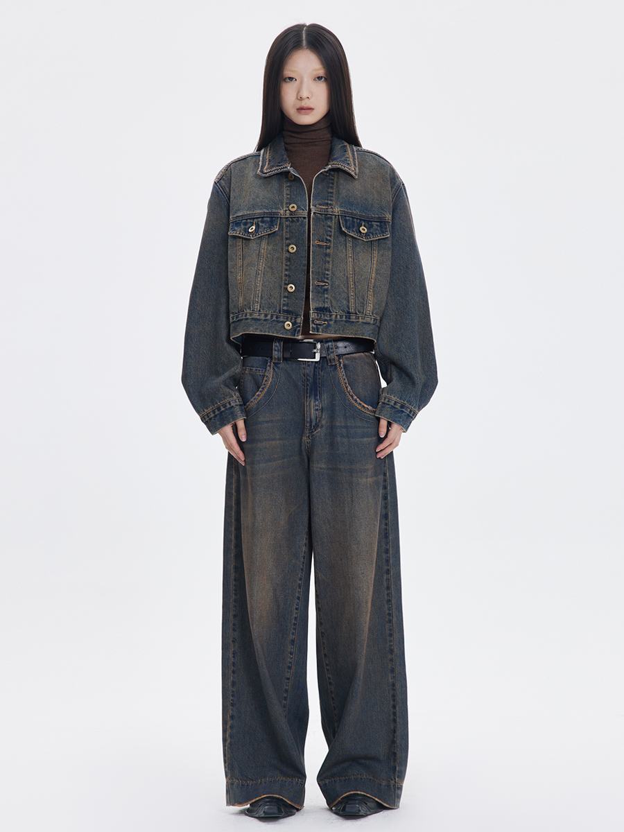 The Perfect Washed Jacket & Jeans Combo - ASRO