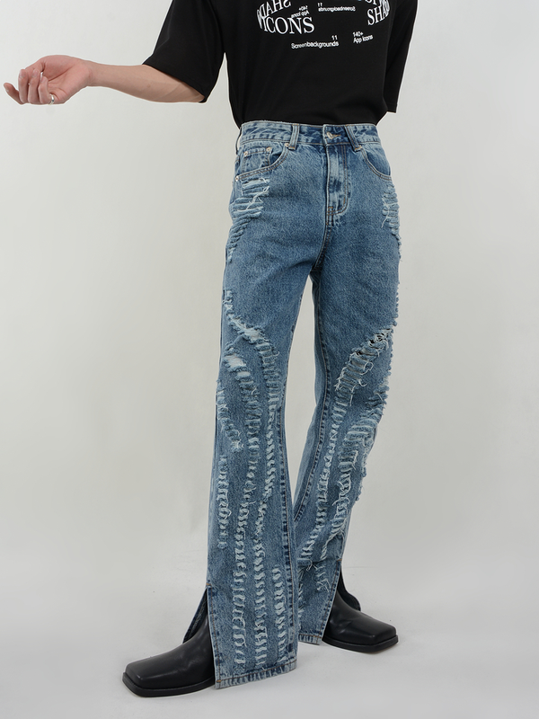 Rippled Wave Jeans - ASRO