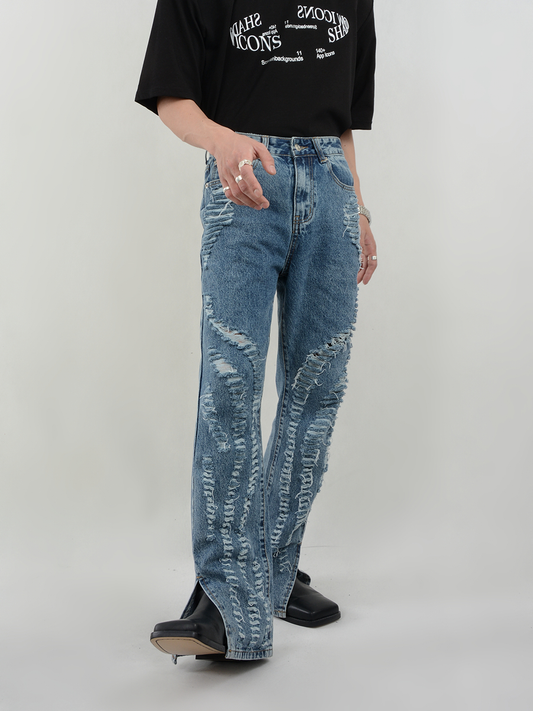 Rippled Wave Jeans - ASRO