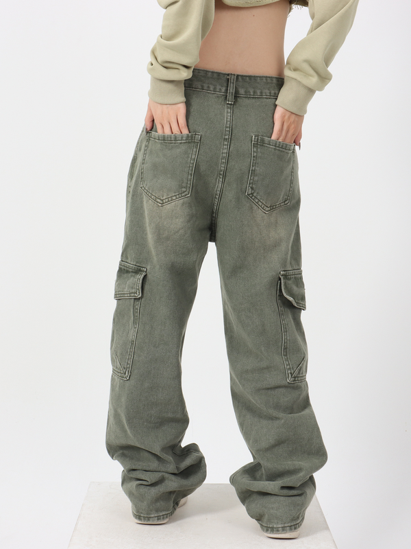 Green Cargo Jeans - ASRO