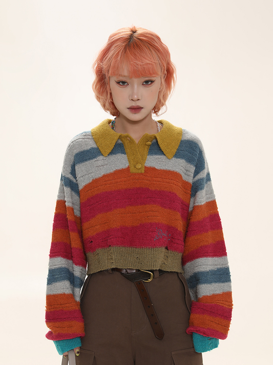 Vintage Knit Sweater - ASRO
